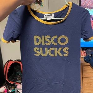 RARE Disco Sucks Shirt size M